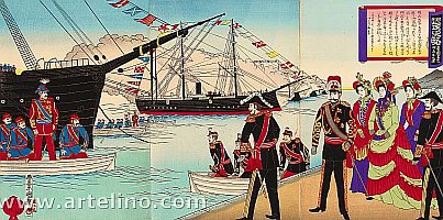 Meiji Emperor and Empress, Russian Prince
