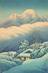 By Ito Takashi - Mt. Myoko at Dawn, 1933