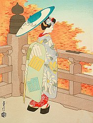 Autumn Maple Leaves<br>of Kiyomizu Temple