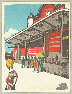 By Koshiro Onchi - Tokyo Station, 1945