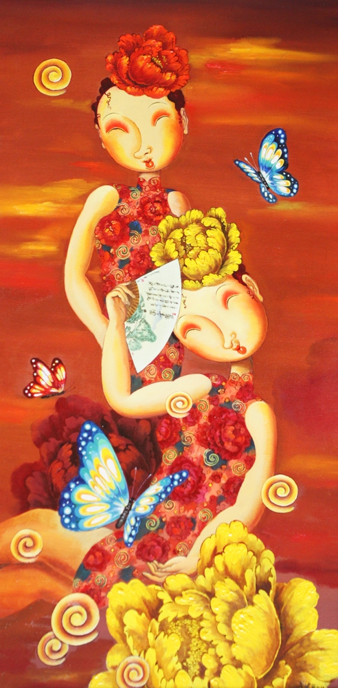 By Liu Kinwah - Dignified and Beautiful Women No. 4