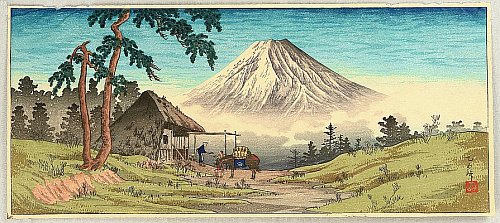 Prints by Shotei in Mitsugiri Format