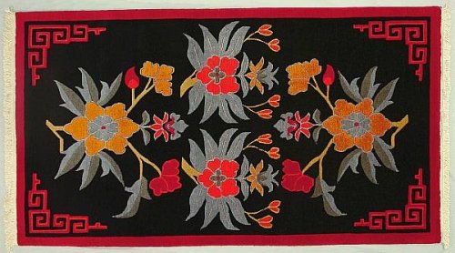 Nepal Rugs with Flower Designs - Article