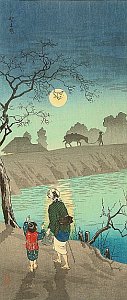 Moon Rising at Nokizaki