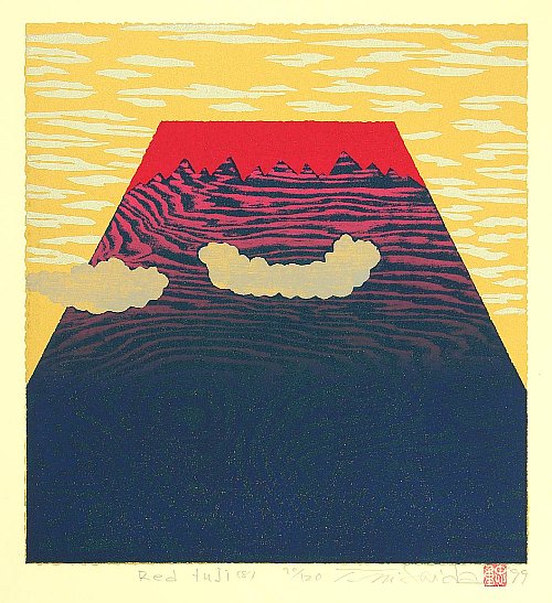 Fuji seen by Hasui