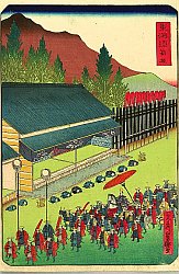 By Yoshimori Taguchi 1830-1884 - Hakone - Tokaido Meisho no Uchi