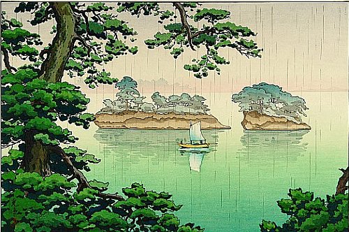 Tsuchiya Koitsu Print - Spring Rain