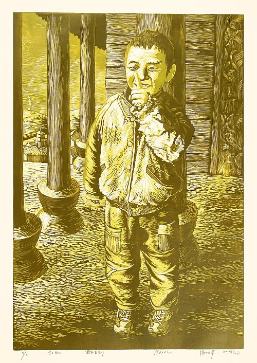 Chinese Reduction Woodblock Prints