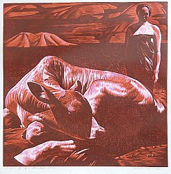 Chinese Reduction Woodblock Prints