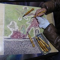 Zhu Liwen - Making a Woodblock