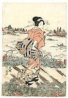 Kunimori Utagawa - Kunimori Utagawa active 1818 - 43