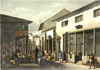 French Artist, A Street in Canton