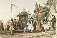 Thomas Allom, A Mandarin Paying a Visit of Ceremony