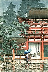 Kasuga Shrine in Nara - Hasui Kawase 1883-1957