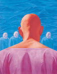 by Fang Lijun, 1995