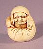 Daruma Netsuke - 