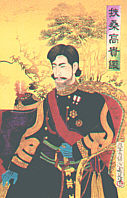 The Emperor in 1887 - by Toyohara Chikanobu