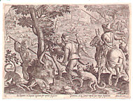 Copper engraving by Stradanus