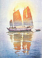 Sailing Boats: Morning Sunlight