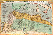 Northern Africa by Abraham Ortelius