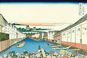Print by Hokusai - Recut Version
