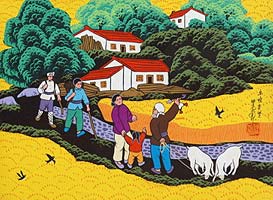 Good Harvest is in Sight - copyright Cao Quantang, born 1957