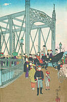 Dainippon Tokyo Azuma-bashi Shinkei - 1887