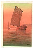 Boats in the Sunset Glow - 