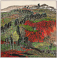 By Li Ping - The Village Beside the Stone Forest No.3, 2006 By Li Ping - The Village Beside the Stone Forest No.3, 2006