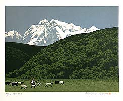 Shepherd at Snow Mountains, 2003 - copyright Li Yanpeng