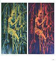 From the catalog of the 17th Print Exhibition in China - copyright Luo Guirong