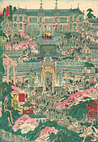 Second Industrial Exposition in 1881 - by Kyosai Kawanabe