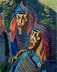 Mountain Village of Lagu (Detail), Zhang Yonghan