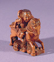 Wooden Netsuke 19th Century