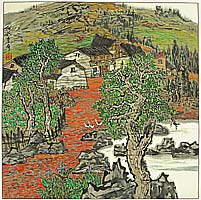 The Village Beside the Stone Forest No.6