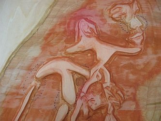 Flesh Shading Block Detail - copyright Paul Binnie