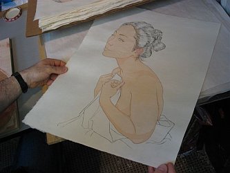 Printed Shadow Area - copyright Paul Binnie