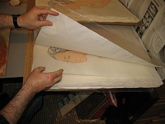 Removing the Print from Damping - copyright Paul Binnie