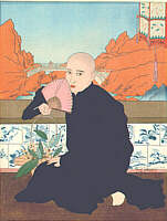 Print by Paul Jacoulet