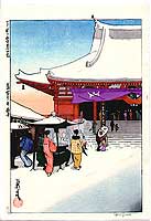 Asakusa im Schnee