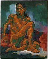 Sitting Male Nude, 2001 - copyright Pranoto