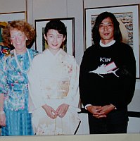 Mr. Ryusei Okamoto in 1992 - with her Highness Akishino-no-miya