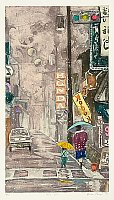 First Snow, 1991, aquatint - copyright Sarah Brayer