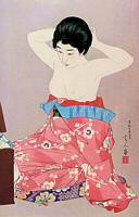 Woman before mirror - 1930