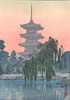 Print by Toshi Yoshida - 