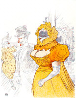 Lithograph by Toulouse-Lautrec