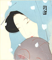 Woman in Snow
