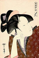 Print by Utamaro - Recarved Edition