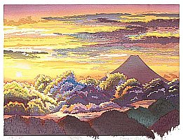 Sunrise at Mt. Fuji
