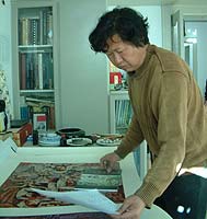 Wu Enqi at work - copyright Wu Enqi